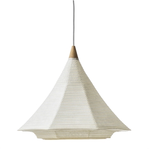 Lampadario Motarasu Fuji Bianco/quercia