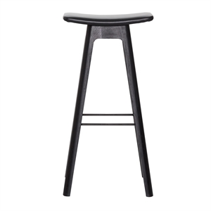 Andersen Furniture HC1 Sgabello da Bar 80 cm Nero/ Pelle