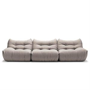 Divano Decotique MONO 3 Posti Beige Argilla