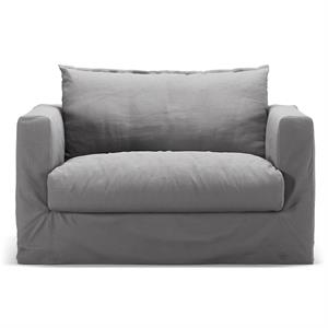 Poltrona a due posti Decotique Le Grand Air Nou Grigio Chiaro