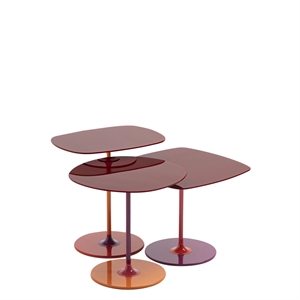 Tavolino Kartell Thierry Trio Rosso