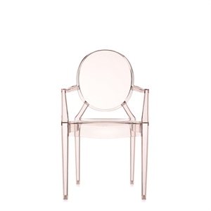 Sedia da Pranzo Kartell Louis Ghost Arancione