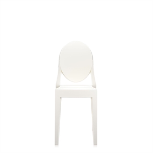 Sedia da Pranzo Kartell Victoria Ghost Bianco Brillante