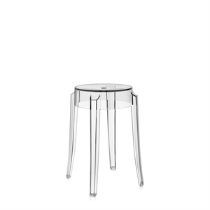 Kartell Charles Ghost Sgabello H45 Cristallo