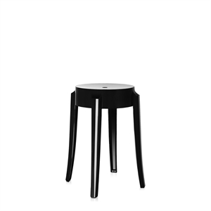 Kartell Charles Ghost Sgabello H45 Nero Nero