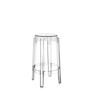 Sgabello Bar Kartell Charles Ghost H65 Cristallo