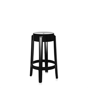 Sgabello Bar Kartell Charles Ghost H65 Nero