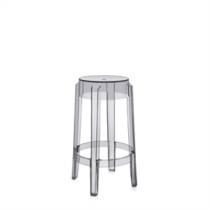 Sgabello da Bar Kartell Charles Ghost H65 Grigio