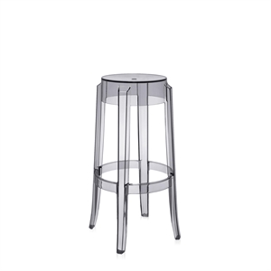 Sgabello da Bar Kartell Charles Ghost H75 Grigio