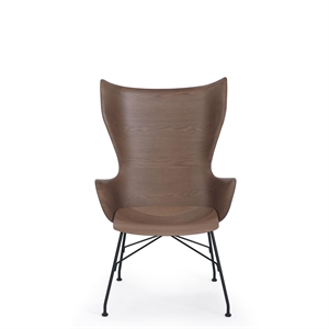 Poltrona Kartell K/Wood Nero/ Frassino Scuro