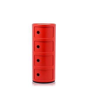 Kartell Componibili 4 Mobile Rosso