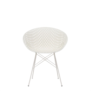 Sedia da pranzo Kartell SMATRIK Bianco