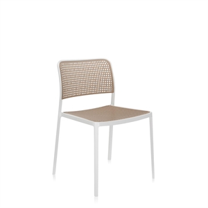 Sedia da Giardino Kartell AUDREY Bianco/ Sabbia