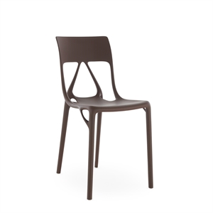 Kartell AI LITE Sedia da Pranzo Moka