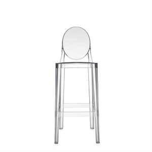 Sgabello Bar Kartell One More H75 Cristallo