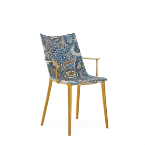Sedia da Pranzo Kartell HHH Giallo Senape/inchiostro-ocra