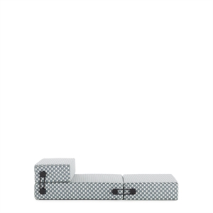 Kartell TRIX LIBERTY OBI CHECK Materasso/Divano da Esterno Blu