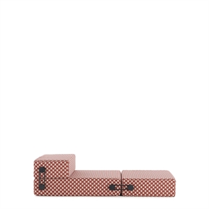 Kartell TRIX LIBERTY OBI CHECK Materasso/Divano da Esterno Ruggine