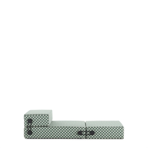 Kartell TRIX LIBERTY OBI CHECK Materasso/Divano da Esterno Salvia