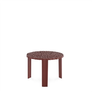 Tavolino Kartell T-TABLE, Borgogna medio
