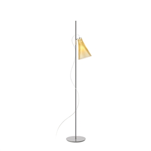 Lampada da Terra Kartell K-LUX Giallo Paglia/ Grigio