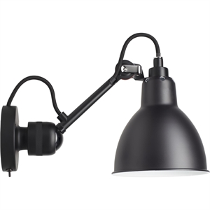 Lampe Gras N304 Applique Nero Opaco Con Interruttore