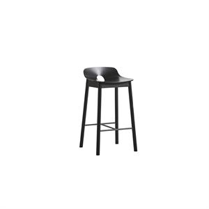 Sedia da Bar Woud Mono Nero