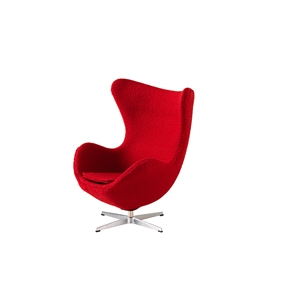 Poltrona A Forma di Uovo in Miniatura Fritz Hansen Rosso