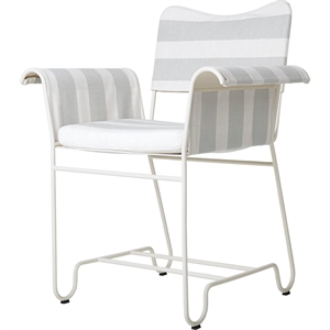 Sedia da Pranzo Gubi Tropique Bianco/ Leslie Stripe 20