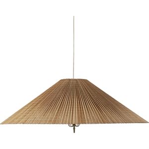 Lampadario GUBI Tynell Collection 1972 Grande in Ottone/bambù