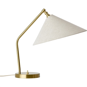 Lampada da Tavolo Gubi Gräshoppa Ottone/ Tela