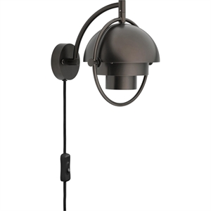Applique da Parete Gubi Multi-Lite in Ottone Nero