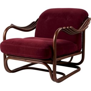 Gubi Poltrone Tria Poltrona Rattan Scuro/Fuestagno Limonta 006