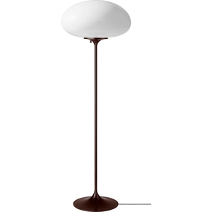 Lampada da terra Gubi Stemlite H110 Rosso Nero /Opale