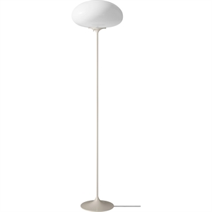 Lampada da terra Gubi Stemlite H150 Grigio ciottoli/Opale
