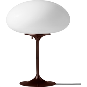 Lampada da Tavolo Gubi Stemlite H42 Rosso Nero /Opale