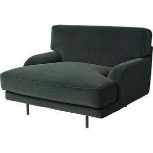 Poltrona Gubi Flaneur Nero/ Asator 0984