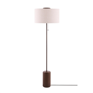 Globen Lighting Bosco Lampada da Terra in Rovere Tinto Rosso