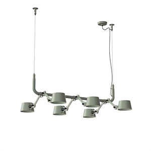 Ciondolo Tonone Bolt, Lampadario da 6 Pezzi, Colore Verde Fluo