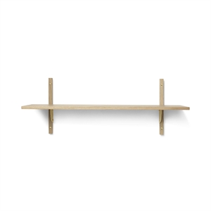 Ferm Living Sector Scaffale Singolo Largo Rovere/ Ottone