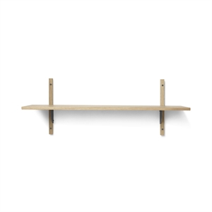 Ferm Living Sector Scaffale Singolo Largo Rovere/ Ottone Nero