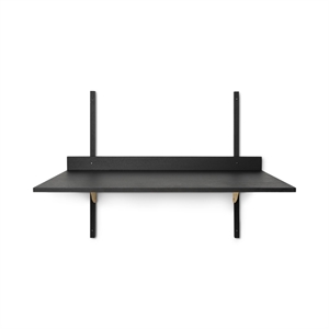 Ferm Living Sector Scrivania Nero Nero/ Ottone