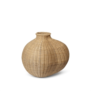 Ferm Living Vaso Bola in Rattan Intrecciato/naturale