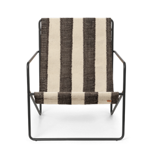 Poltrona Ferm Living Desert Nero/Bianco Sporco/Cioccolato