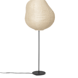 Ferm Living Kurbis Lampada da Terra Alta Naturale/ Nero