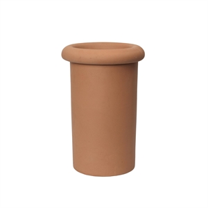 Ferm Living Rollo Vaso Per Piante H46 Terracotta