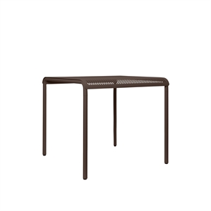 Ferm Living Dapple Tavolo da esterno 80x80 Cioccolato fondente