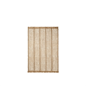 Ferm Living Athens Stripes Rug 140x200 Naturale/ Bianco Sporco