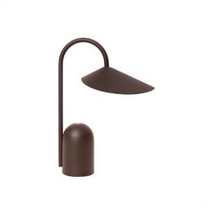 Lampada portatile Ferm Living Arum Cioccolato fondente