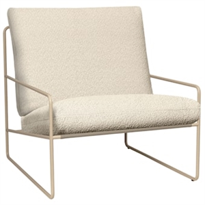 Fodera Per Cuscino Ferm Living Desert Per Seduta e Schienale, Bouclé/ Bianco Sporco